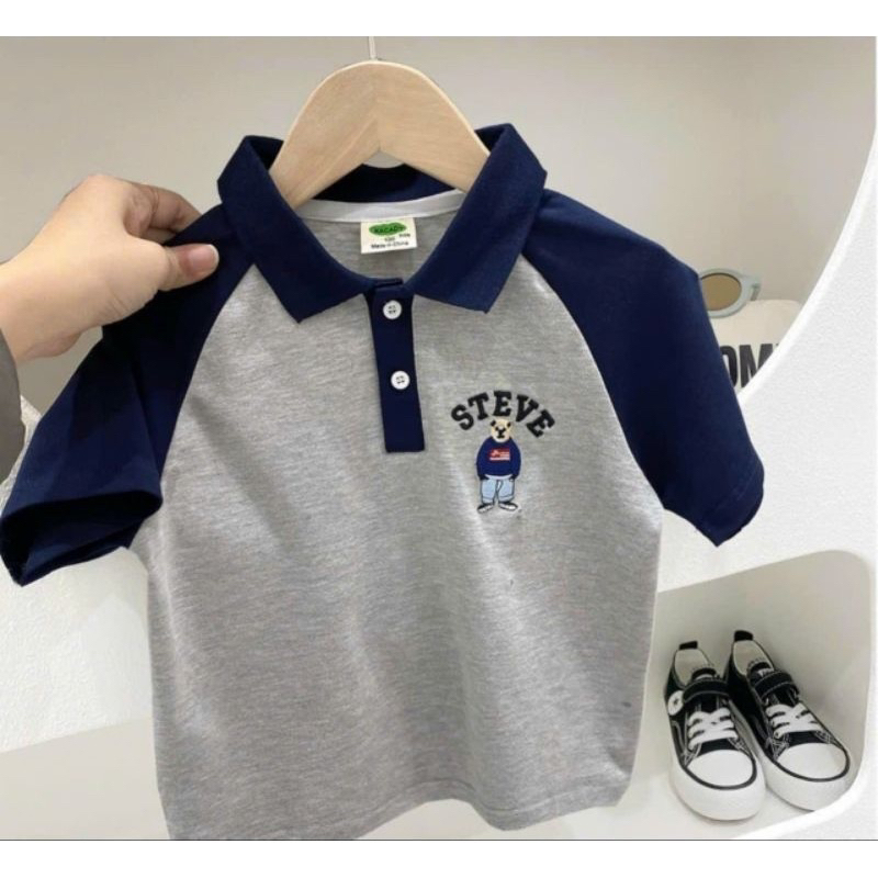 Set 2 Áo Polo Bé Trai