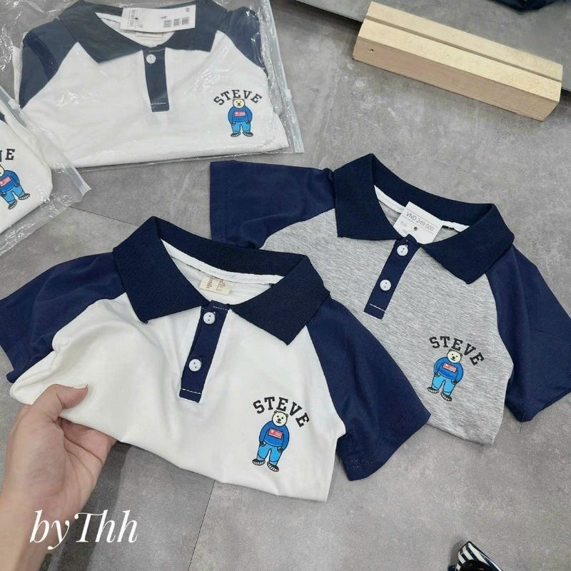 Set 2 Áo Polo Bé Trai