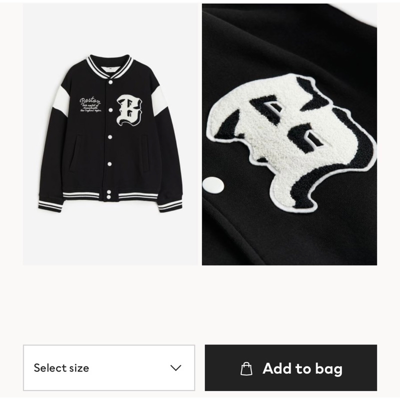 Áo khoác Bomber HM xuất xịn