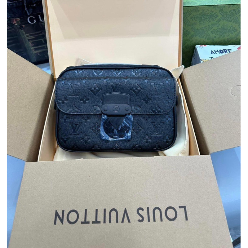Túi lv nam messenger thầy huấn hoa hồng s lock siêu hot 2 box xịn 24cm