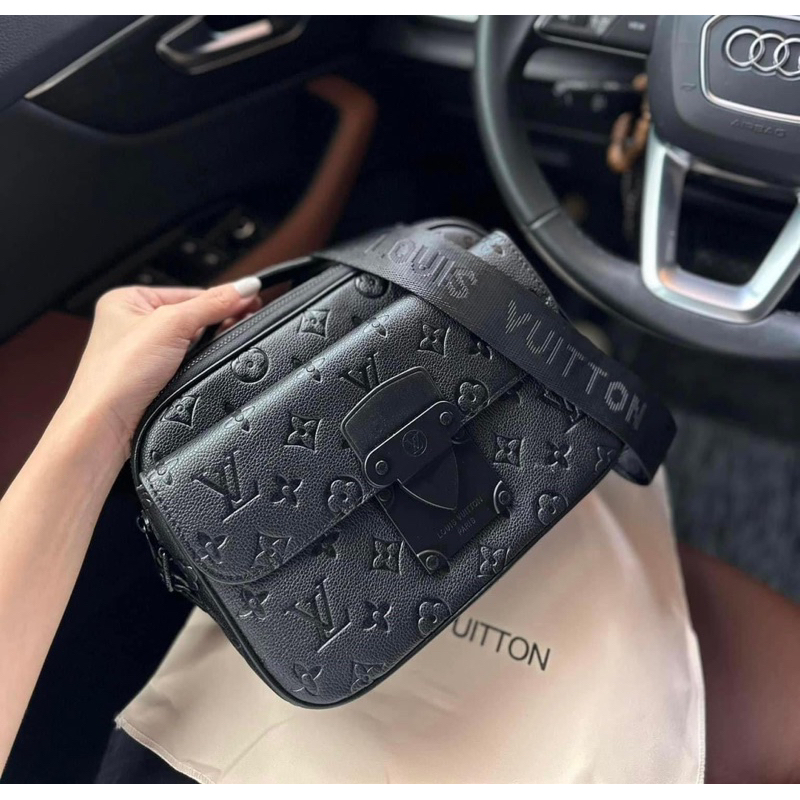 Túi lv nam messenger thầy huấn hoa hồng s lock siêu hot 2 box xịn 24cm