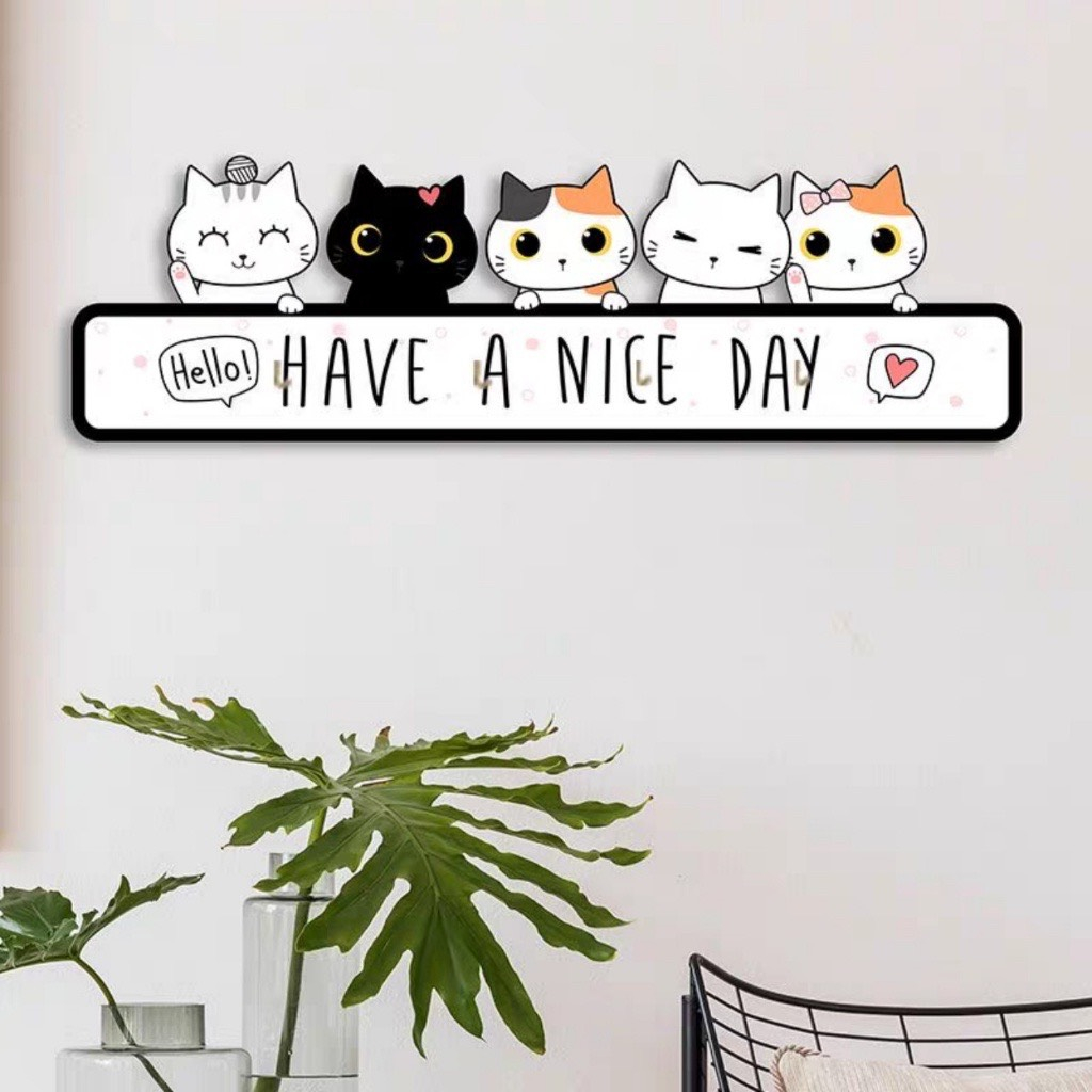 Móc Treo Đồ  HAVE A NICE DAY Dán Tường Đa Năng Decor Trang Trí Mới - tặng kèm keo dán