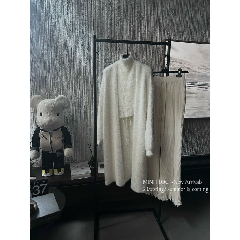 Set len lông thỏ 3 món