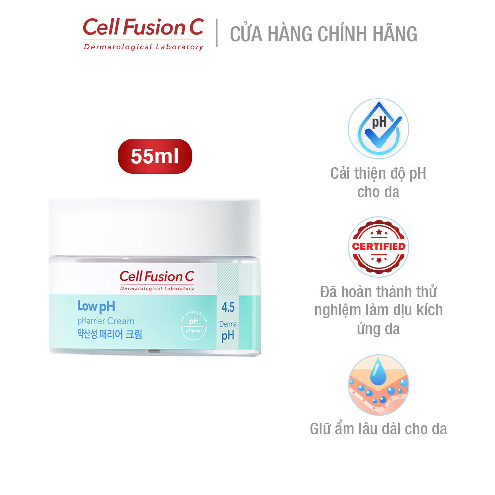 Kem Dưỡng Cấp Ẩm, Tăng Cường Hàng Rào Bảo Vệ Da Cell Fusion C Low pH pHarrier Cream (55ml)