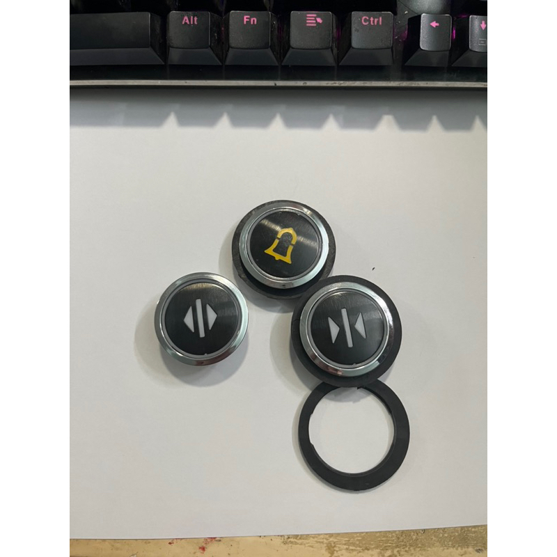 ❤️🌈Nút Bấm Tròn Thang Máy LED Đỏ Phi 32,8mm