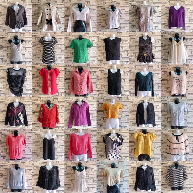 UP  14-9 HÀNG  LỖI size S-M dưới 52kg Áo secondhand hàng đuôi đồ si 2hand hàng thùng