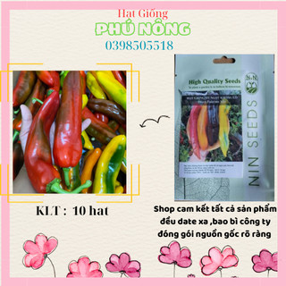 Hạt giống ớt ngọt quả dài khổng lồ 10 hạt