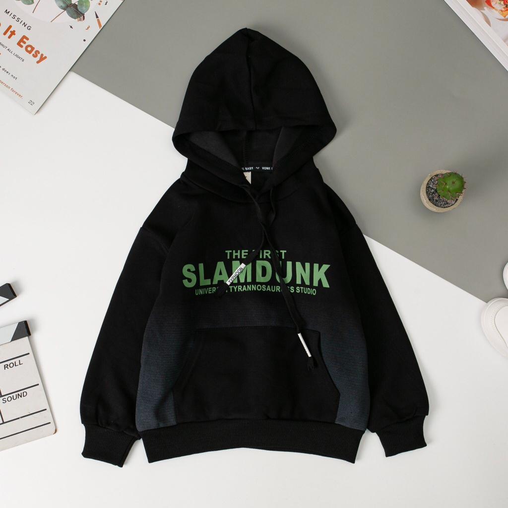Áo nỉ hoodie có mũ LITIBABY cho bé trai bé gái size 17-33kg