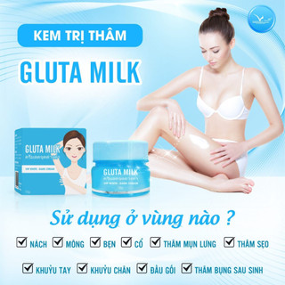 Combo làm giảm thâm nách Gluta Milk