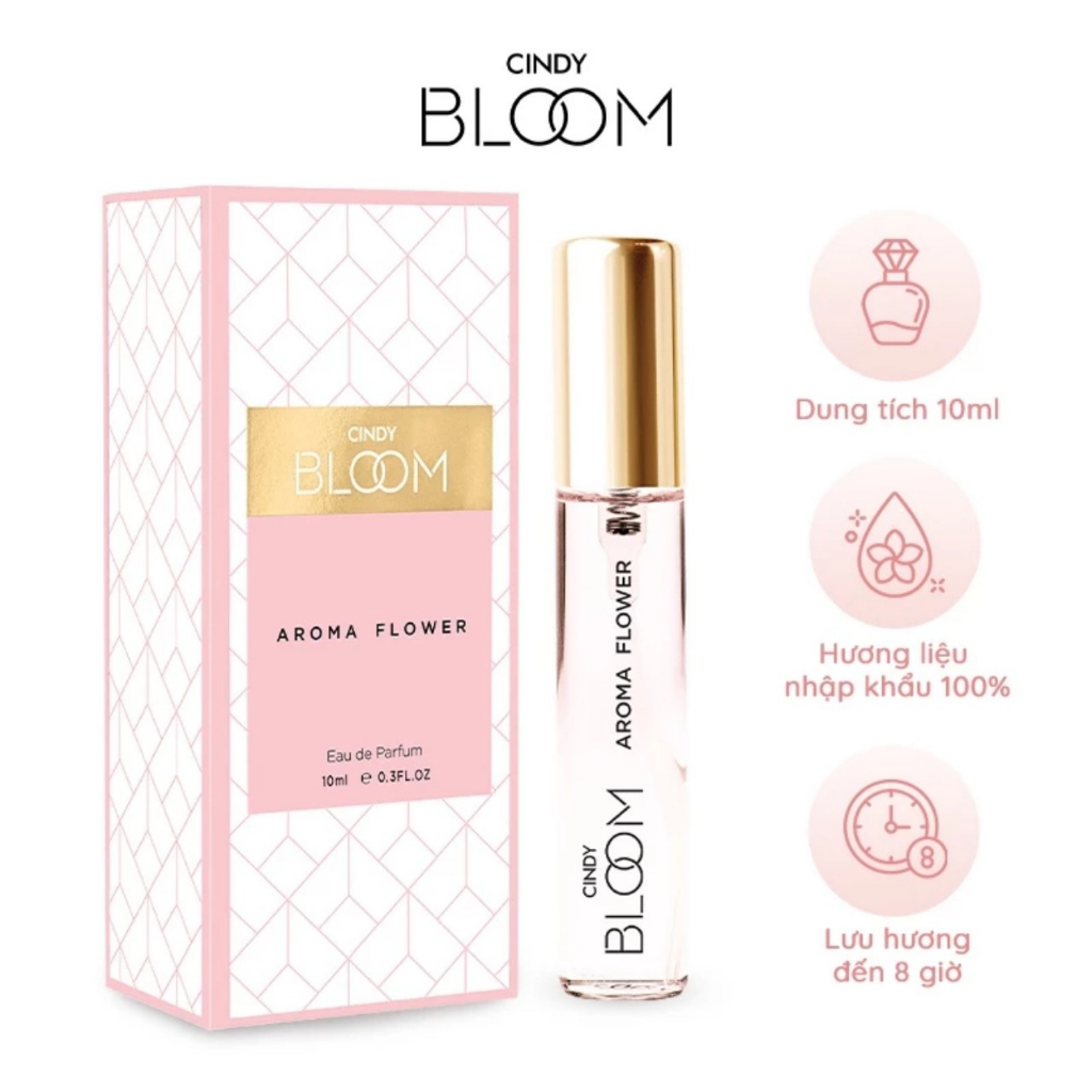 NƯỚC HOA CINDY BLOOM NỮ TÍNH HƯƠNG NGỌT NGÀO, QUYẾN RŨ, LÃNG MẠN TINH TẾ LƯU HƯƠNG LÂU