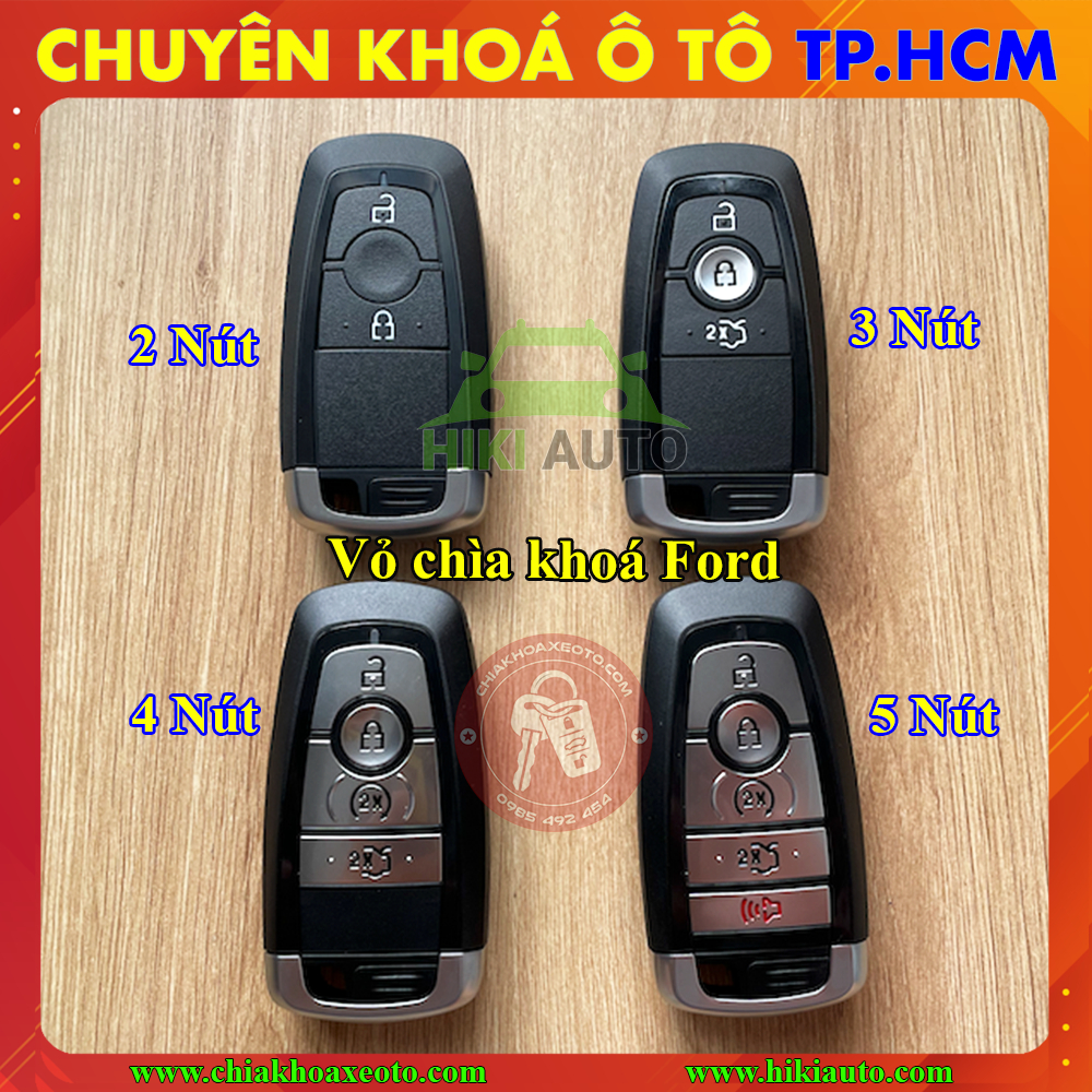 Vỏ chìa khoá Ford Ranger Everest EcoSport Explorer, Thay vỏ mới mang lại nét đẹp như thuở ban đầu