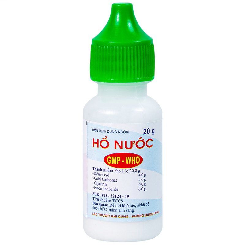 Dung dịch Hồ nước bôi da 20g
