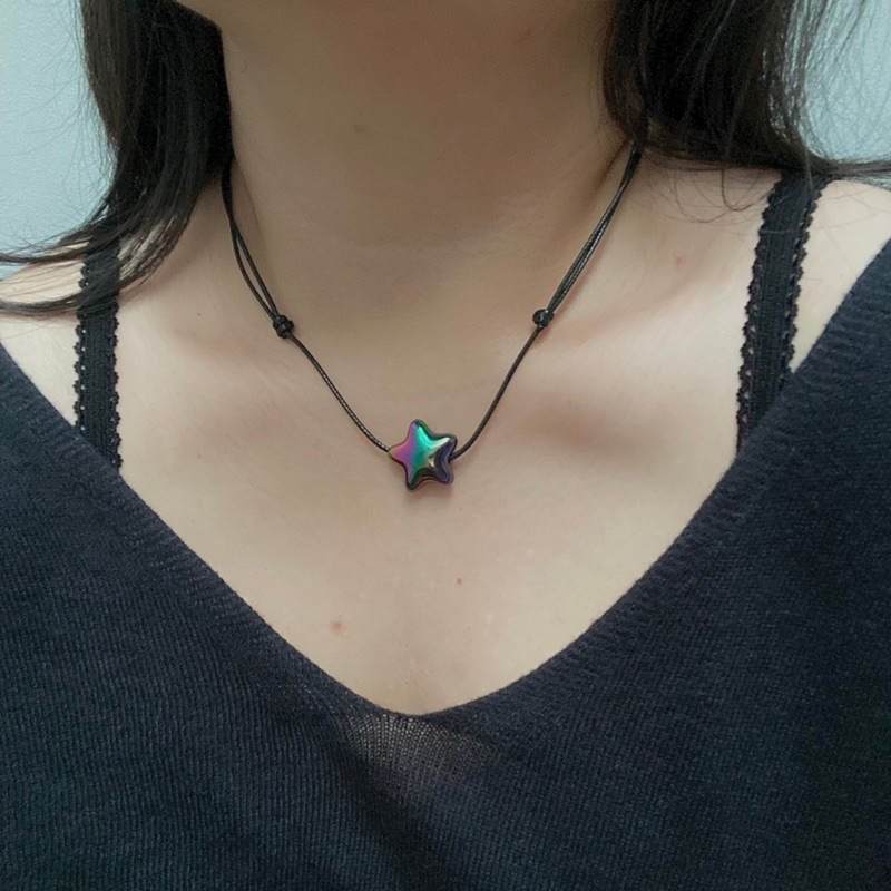 ✩ Vòng cổ dây rút ngôi sao lấp lánh ★ Dây chuyền Ciwu ✿