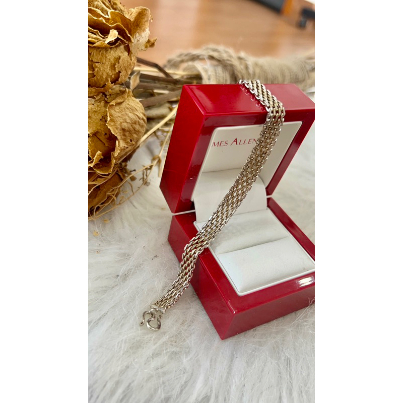 💎Vòng Tay BẠC THẬT DÁNG XÍCH NHUYỄN LẤP LÁNH