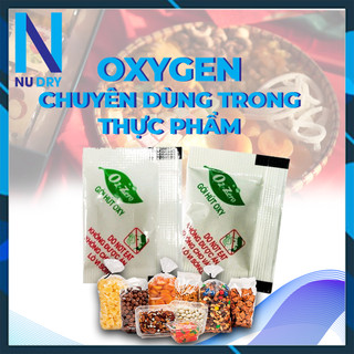 COMBO 50 Gói hút ẩm  Oxygen hút ẩm Thực phẩm, dùng cho Bánh Trung Thu,các loại bánh, cá khô, chống ôi thiu NU DRY