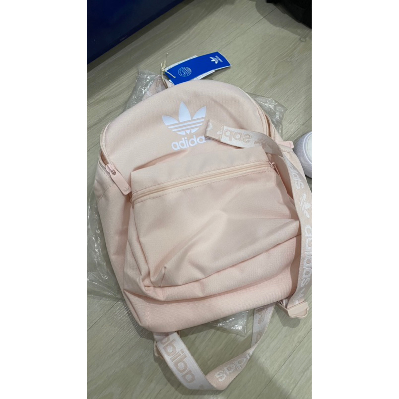 Thanh lý balo mini adidas hồng pastel hàng auth