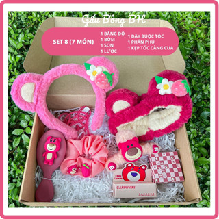 Set quà gấu dâu, 7 món siêu dễ thương dành tặng cho cô giáo, bạn bè hay người thương