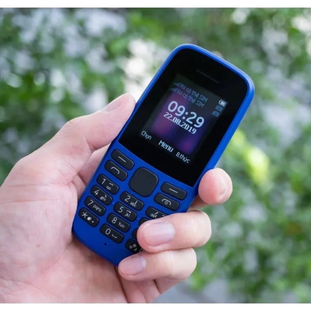 Điện Thoại Nokia 1O5 Bản 2O17, 2O19 - 1 Sim or 2 Sim Được Chọn Phụ Kiện Pin Sạc