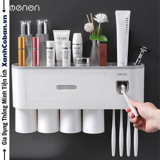 Bộ nhả kem đánh răng kèm cốc oenon