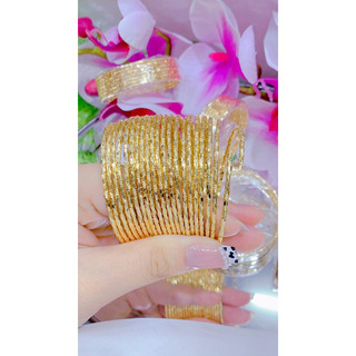 Bộ vòng ximen bản nhỏ khoá gài mạ vàng 18 cao cấp bộ 7 chiếc