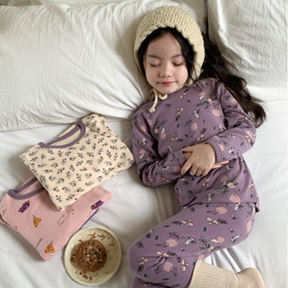 [Hàng Sẵn] Bộ Quần Áo Ngủ Dài Tay Thu Đông Ambbkids Kích Thước [80-150] Mới Nhất Cho Bé Trai Bé Gái Thu Đông