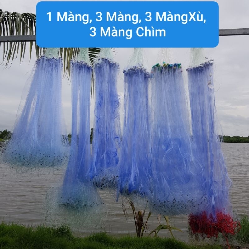 Lưới Đánh Cá 1 Màng - Cao , Dài 100m