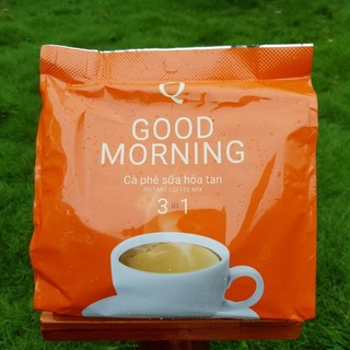 1 bịch cà phê trần quang ống good morning 3in1 - bịch 24 gói