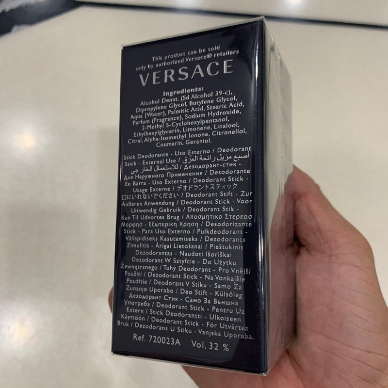 Lăn khử mùi Versace Pour Homme Deodorant Stick 75ml 720023A
