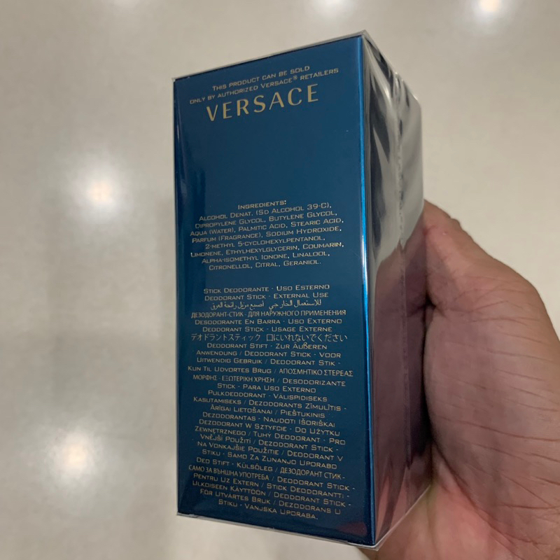 Lăn khử mùi Versace Eros Perfumed Deodorant Stick 75ml 740023