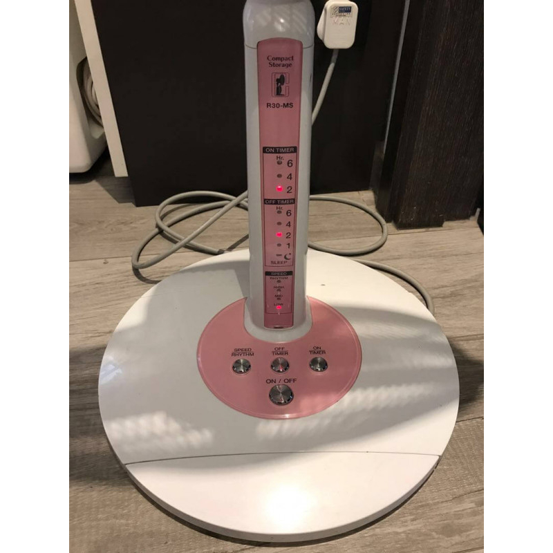 Quạt Lửng Mitsubishi R12-MA - Màu Hồng - Màu Xanh - Hàng Chính Hãng - 38W - 5 cánh - 30cm