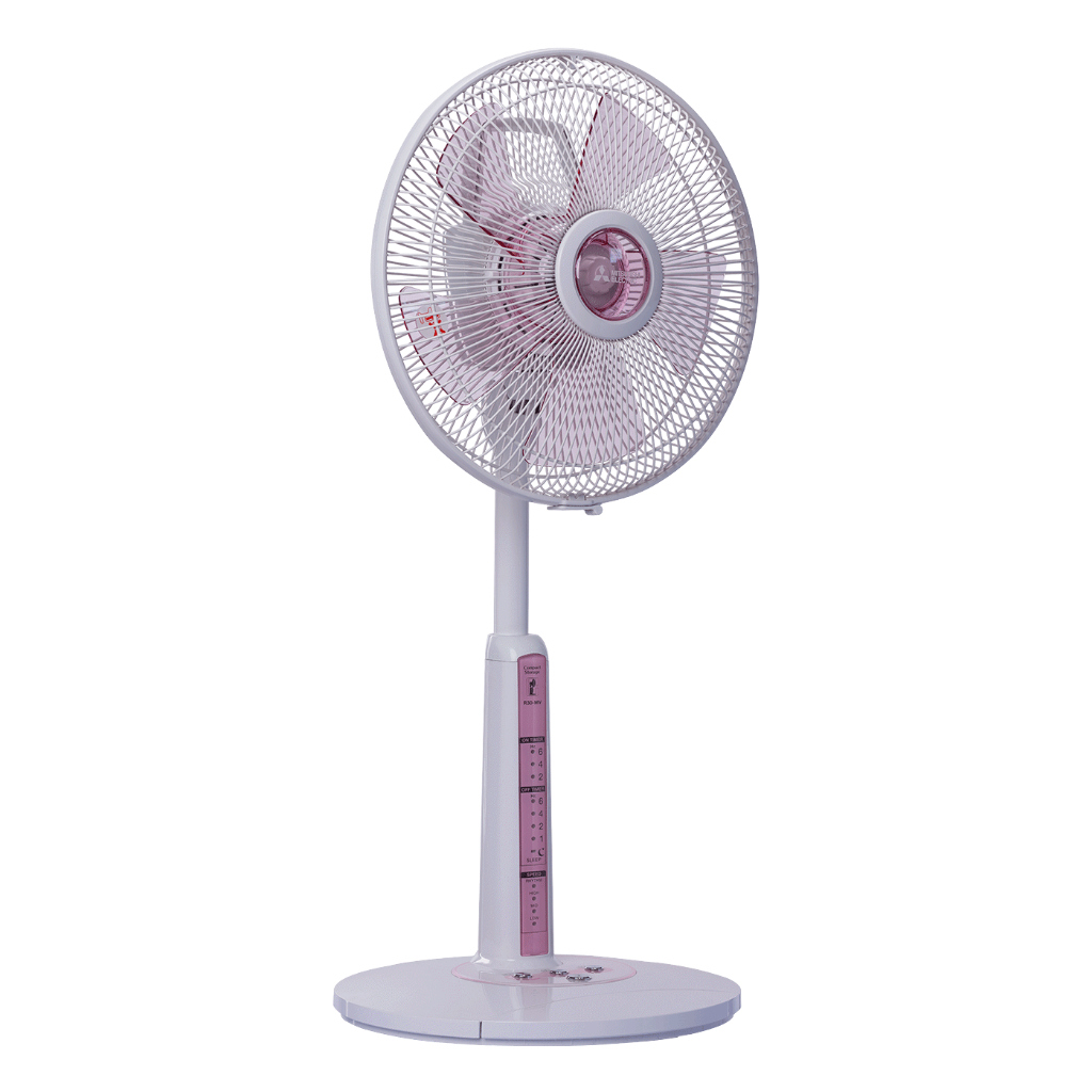 Quạt Lửng Mitsubishi R12-MA - Màu Hồng - Màu Xanh - Hàng Chính Hãng - 38W - 5 cánh - 30cm