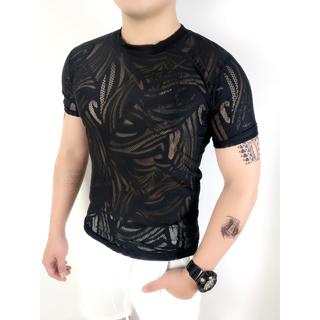 Áo thun lưới tay ngắn nam QCSHOP  aln01