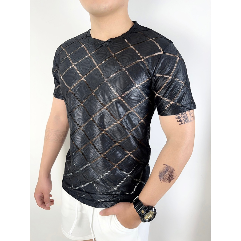 Áo thun lưới tay ngắn nam QCSHOP  aln01