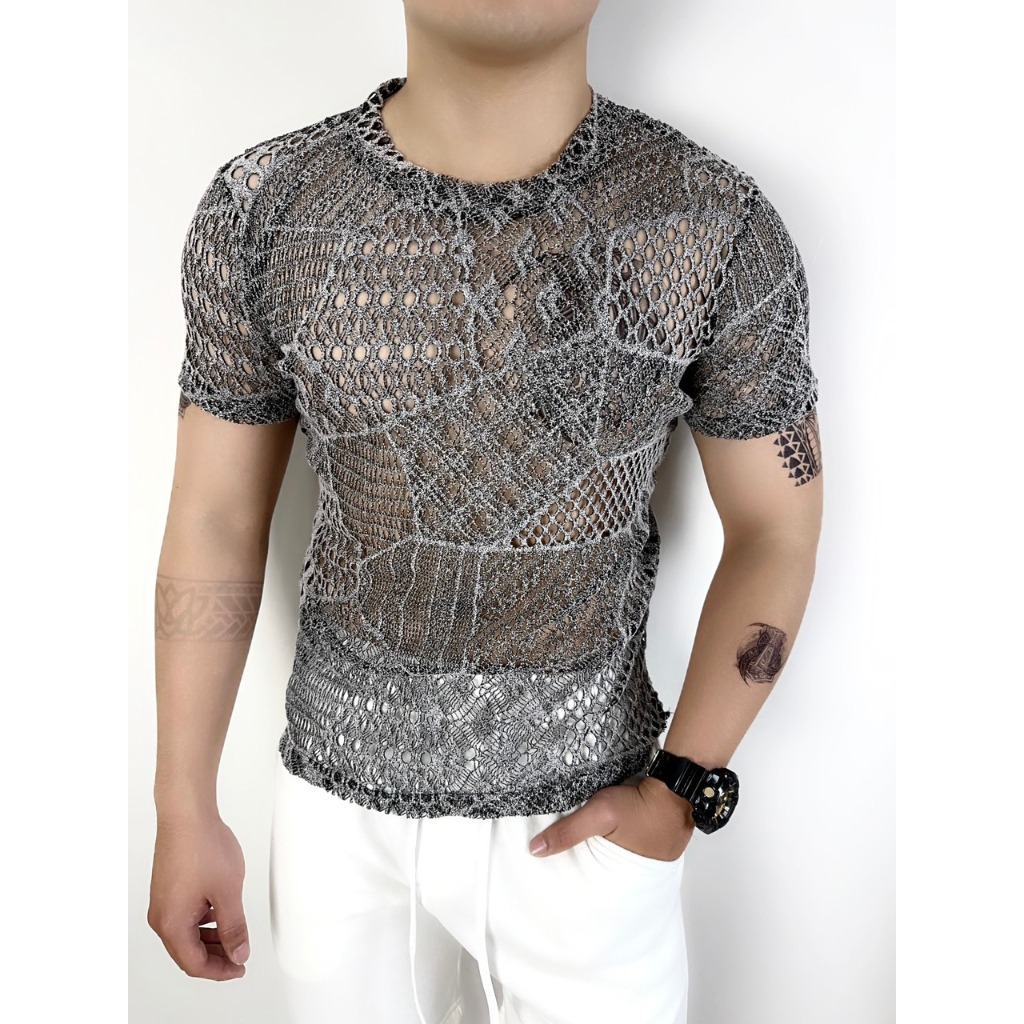 Áo thun lưới tay ngắn nam QCSHOP  aln01