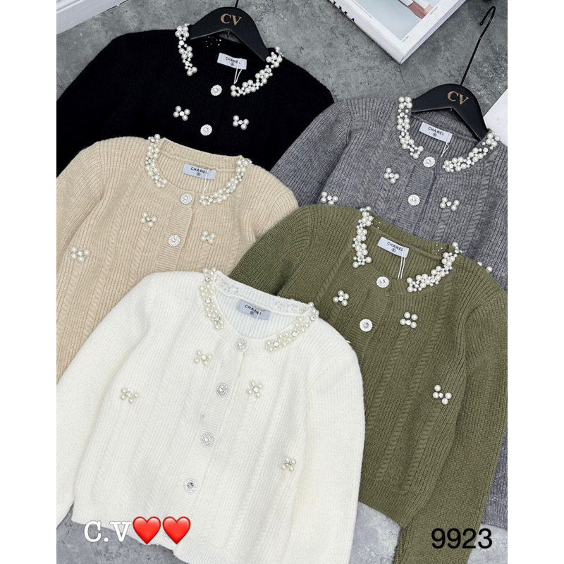 Áo cardigan dài tay đính ngọc QCL1