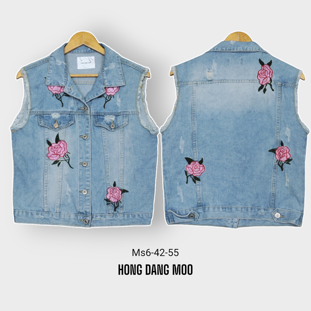 Áo gile  jean unisex 2nd