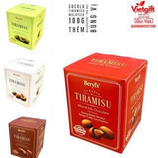Socola Beryl’s Classic Tiramisu Malaysia cheese power phô mai tan chảy 65g/100g
