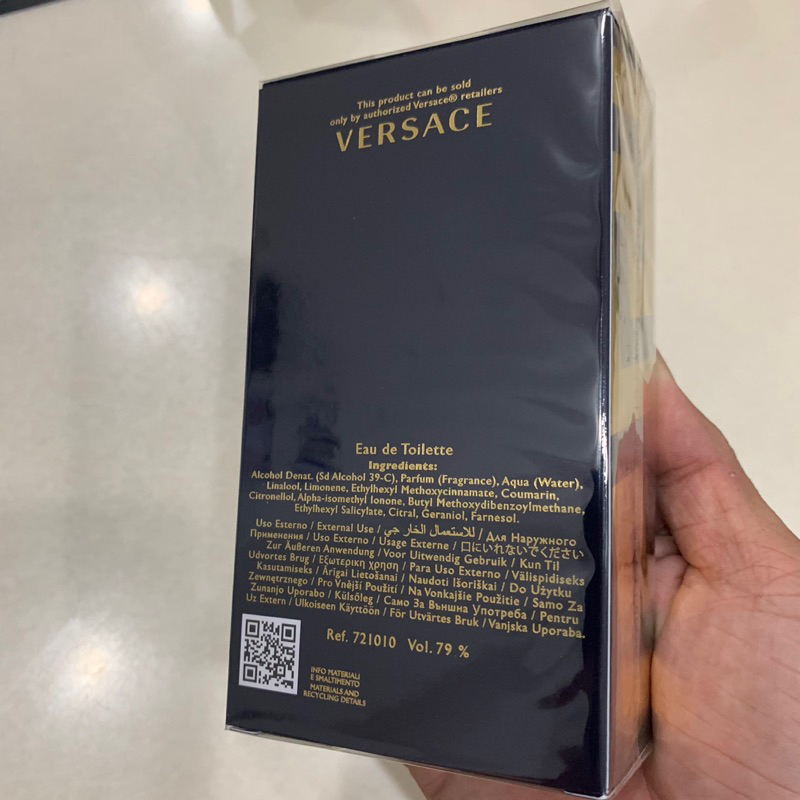 Nước hoa Versace Pour Homme Dylan Blue EDT sp. 100ml 721010 full seal