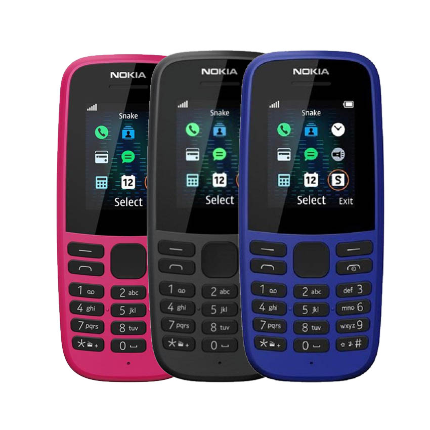 Điện Thoại Nghe Gọi Nokia 1O5 (2O19) 2 Sim - Hàng Mới Fulbox Loa To Sóng Khỏe