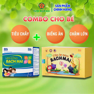 Men sống Bạch Mai Cốm ăn ngon Bạch Mai men vi sinh cho bé tiêu chảy biếng ăn tiêu hóa trẻ tăng cân