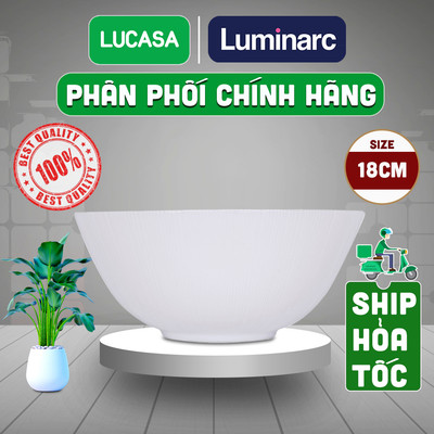 Tô Thủy Tinh Cường Lực Luminarc Diwali Lines 18cm - L1672 | Phân Phối Chính Hãng