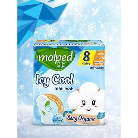 Băng vệ sinh mới Molped bông Organic tự nhiên ( mát lạnh )