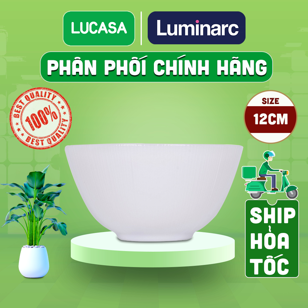 Bộ 6 Chén Thủy Tinh Cường Lực Luminarc Diwali Lines 12cm - BOL1654 | Phân Phối Chính Hãng