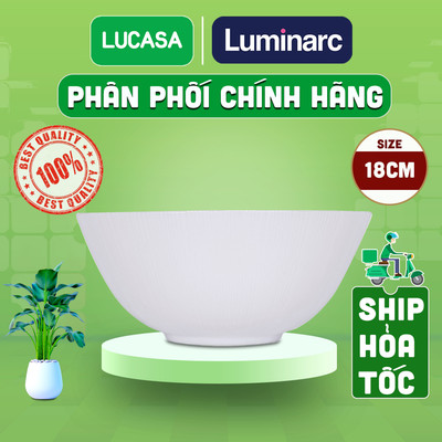 Bộ 6 Tô Thủy Tinh Cường Lực Luminarc Diwali Lines 18cm - BOL1672 | Phân Phối Chính Hãng