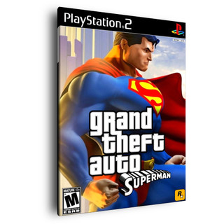 Đĩa game ps2, gta mod super man