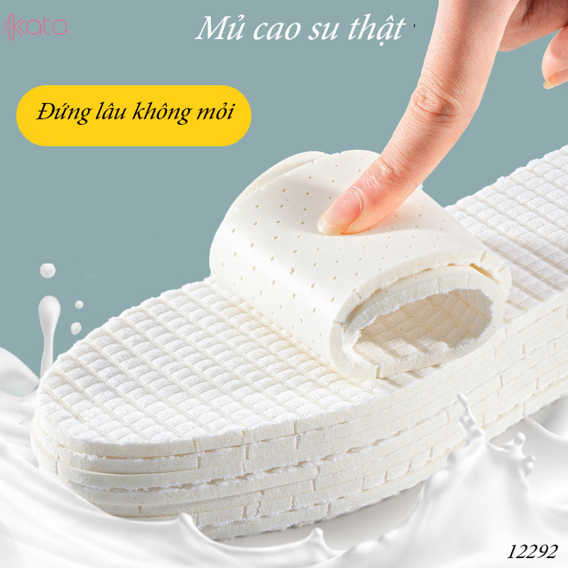 Đế lót giày cao su,Lót mỏng thể thao mùa hè thấm mồ hôi khử mùi Nam Nữ 12292