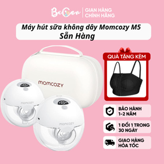 Máy hút sữa không dây momcozy m5 shop becon, hàng có sẵn, thiết kế nhỏ gọn, lực hút mạnh và không đau ti – bh 12 tháng