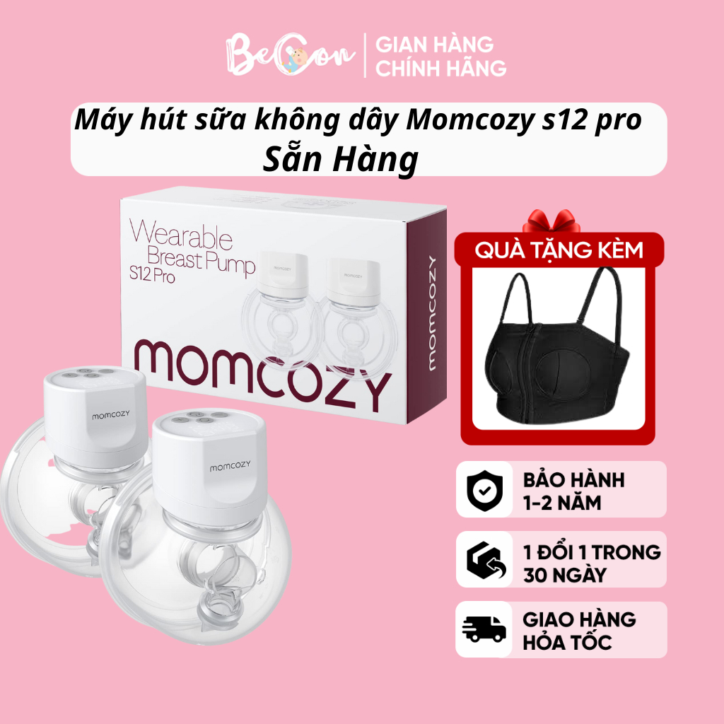 Máy Hút Sữa Không Dây Momcozy S9 Pro S12 Pro shop BECON cam kết hàng chính