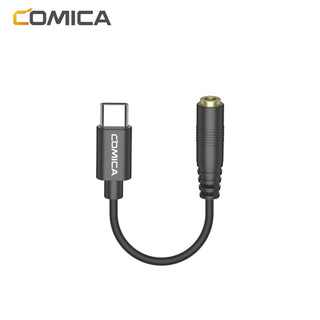 Dây chuyển âm thanh comica cvm-spx-uc 3.5mm trrs - usb type c kết nối mic thu âm với máy quay dji action 3 4, điện thoại