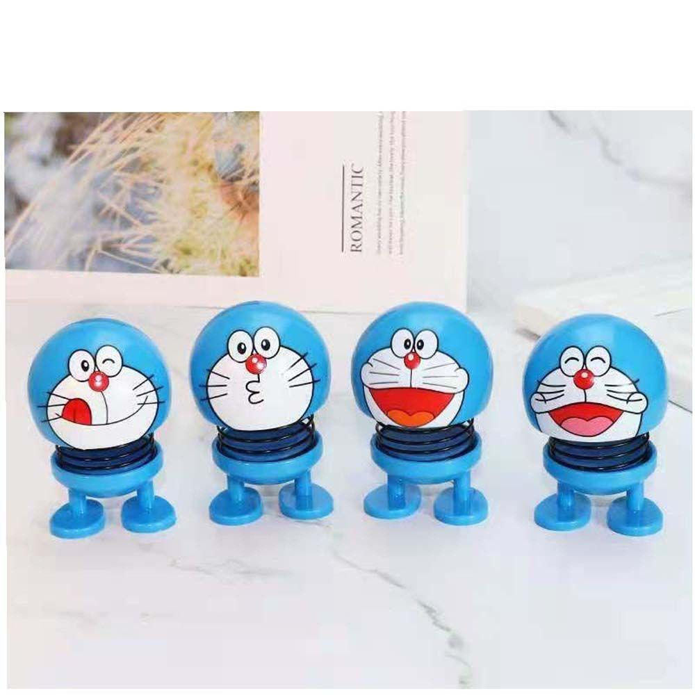 ❣️FREESHIP❣️ Con Nhún Có Đèn Nháy - Con Nhún ĐÔREMOM Lò Xo- Thú Nhún Lò Xo Biểu Cảm Gương Mặt Rõ Nét. Hàng Chuẩn